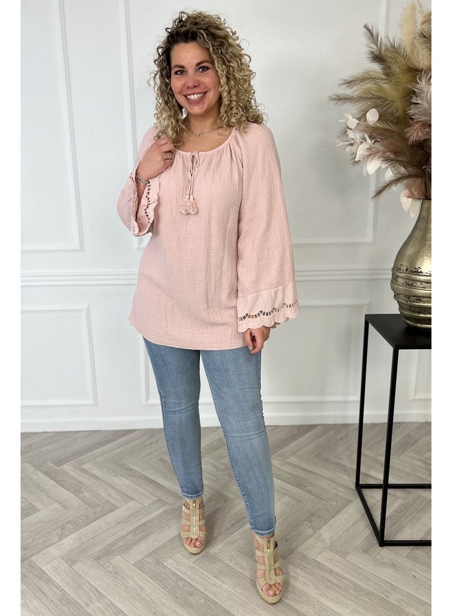 Cotton Tunic - Light Pink