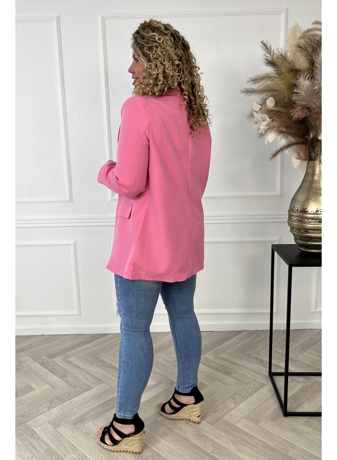 Perfect Curvy Blazer - Candy Pink