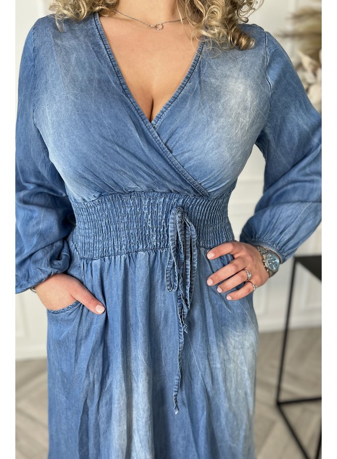 Jeans Taille Dress - Dark Blue