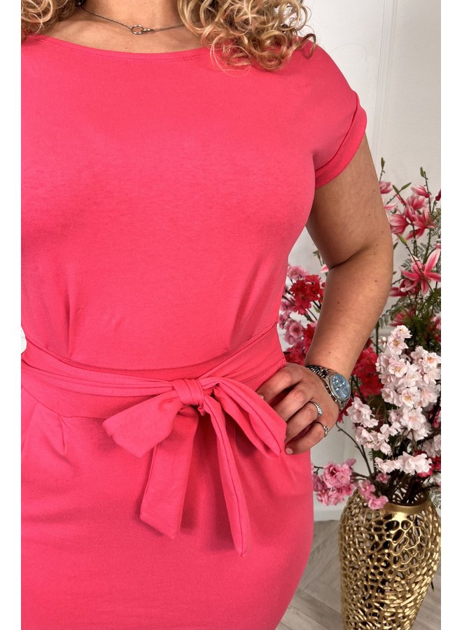 Perfect Basic Dress - Fuchsia