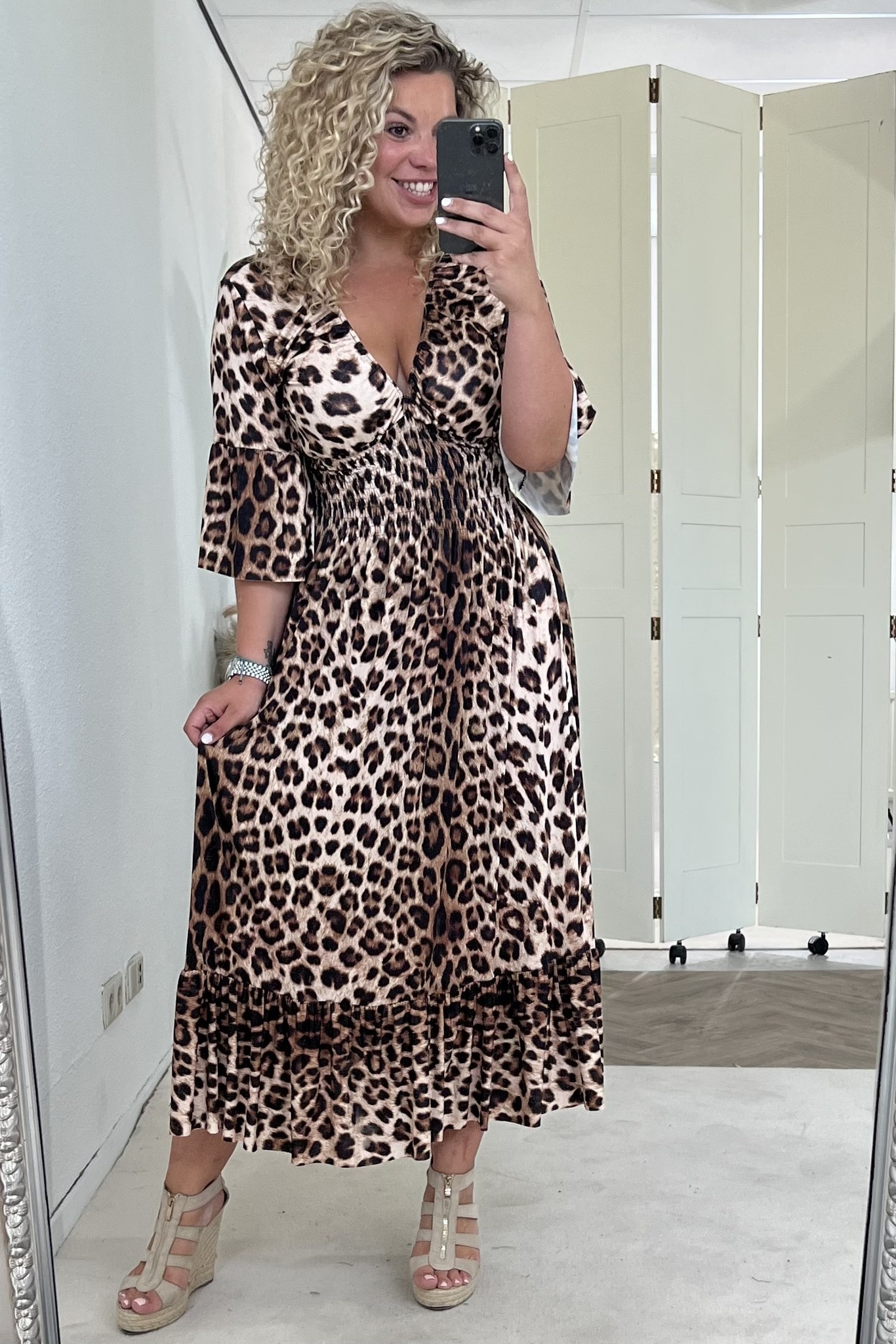 Curvy Leopard Taille Dress June - Lots of Goodies