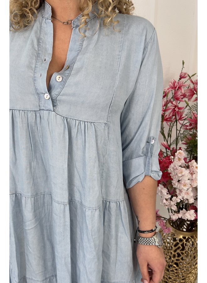 Musthave Denim Tunic - Light Blue