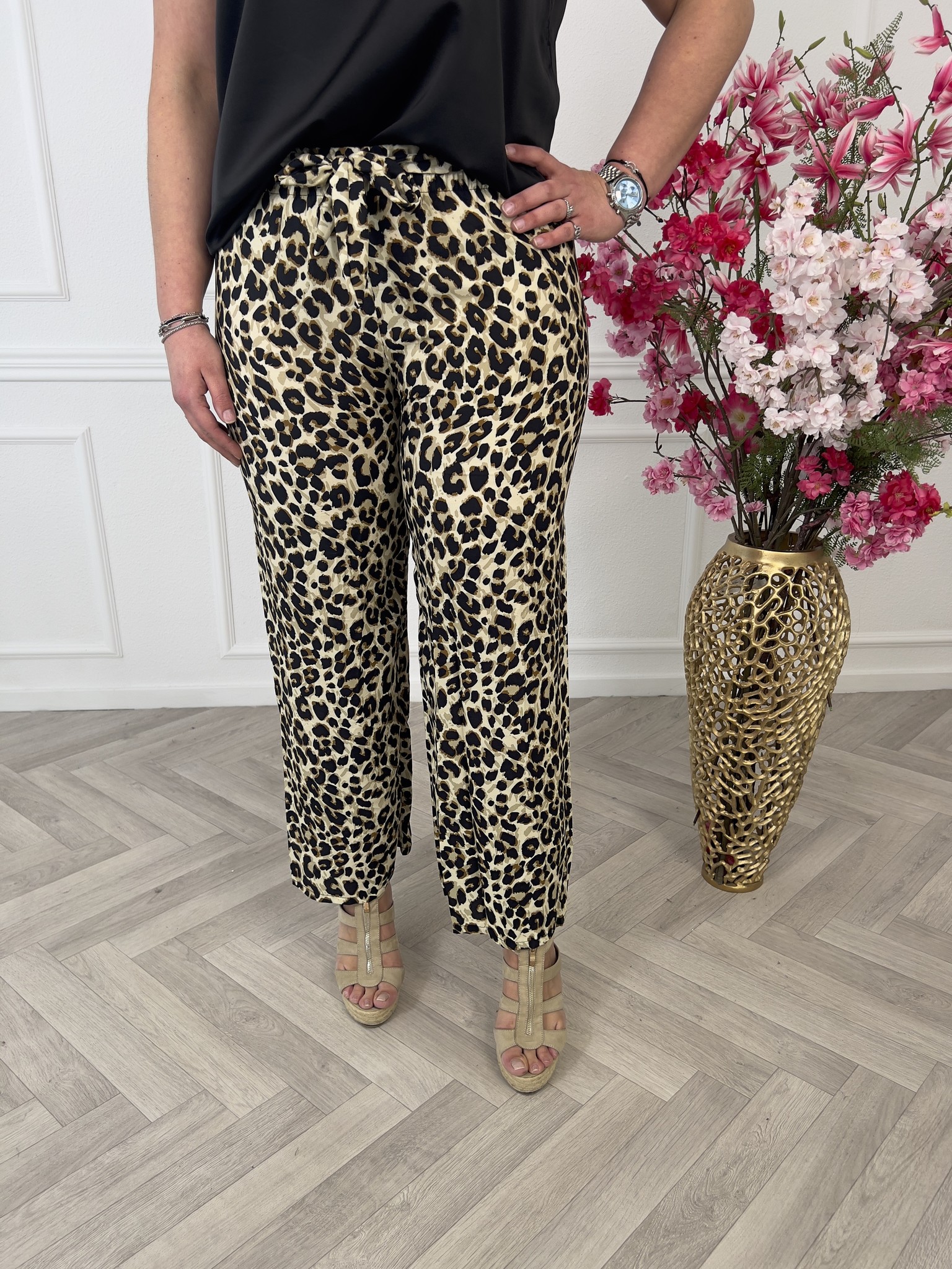 Leopard pants deals