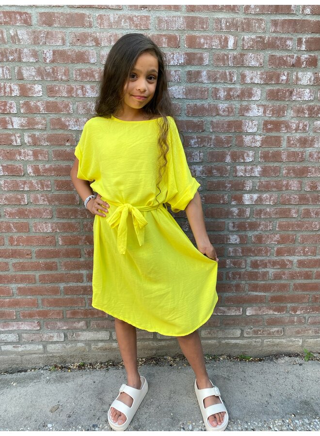 Short Miami Dress - Yellow