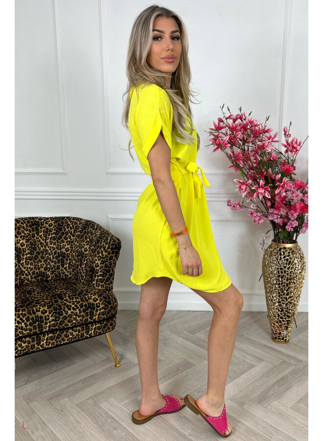 Short Miami Dress - Yellow