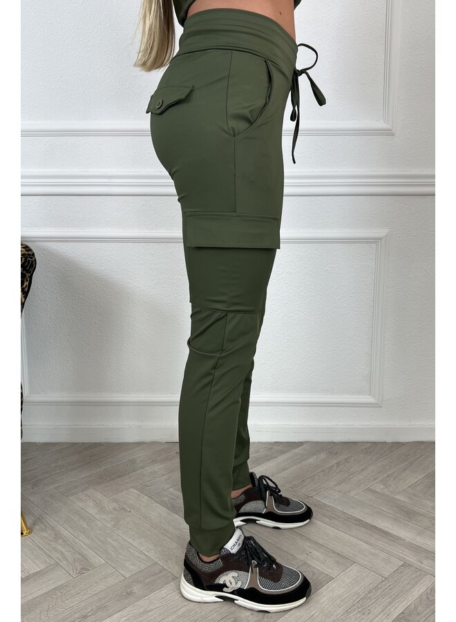 Cargo Travel Pants - Armygreen