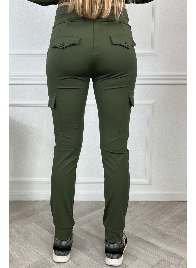 Cargo Travel Pants - Armygreen