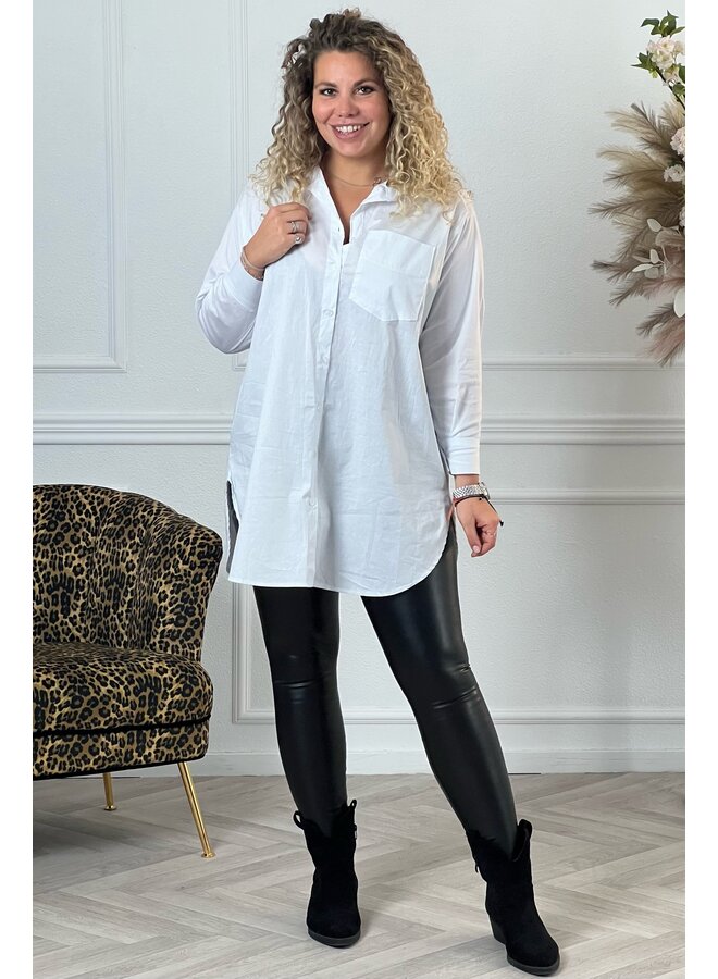 Curvy Blouse - White