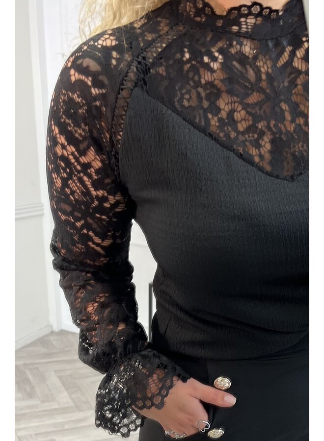 Limited Lace Top - Black