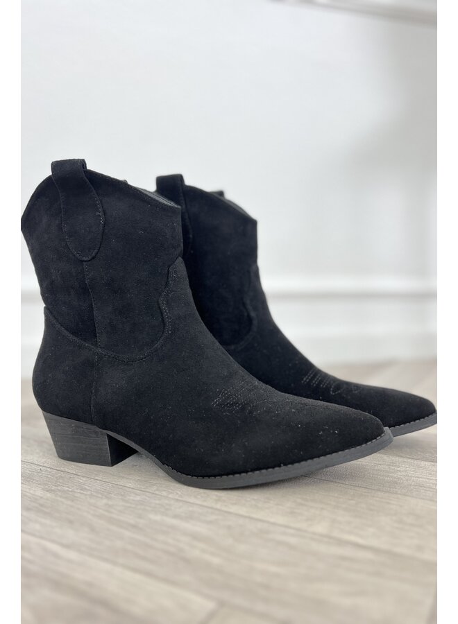 Limited Suede Boots - Black