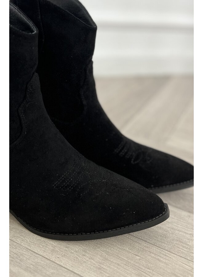 Limited Suede Boots - Black