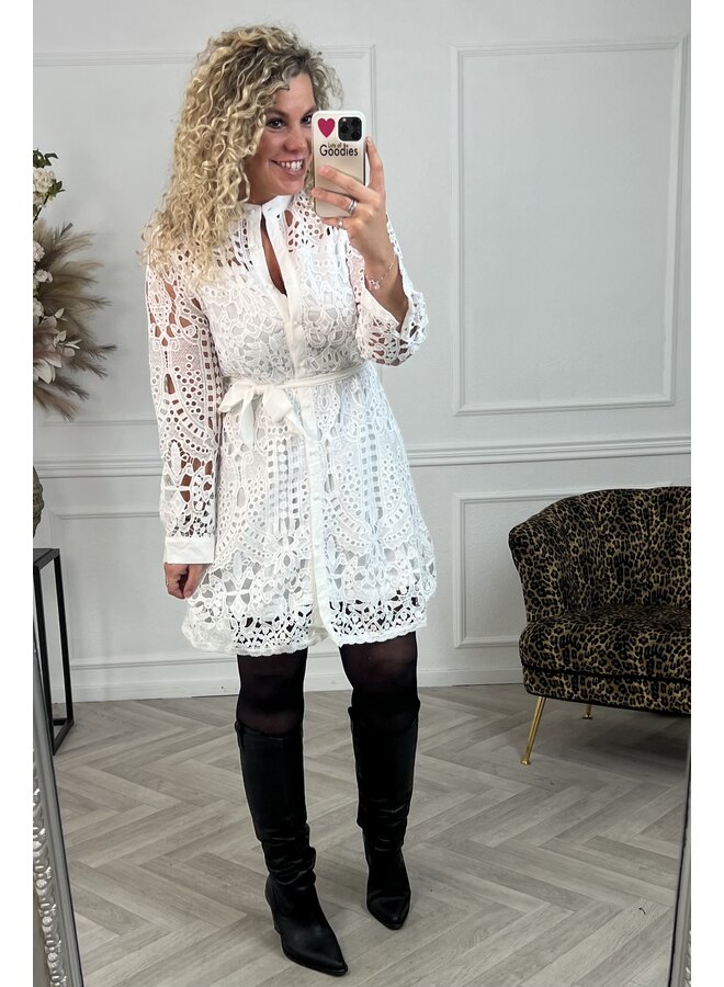 Musthave Lace Dress - White