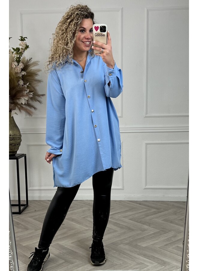 The Musthave Lois Blouse Tunic - Light Blue