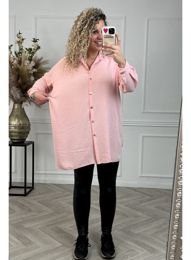 The Musthave Lois Blouse Tunic - Soft Pink