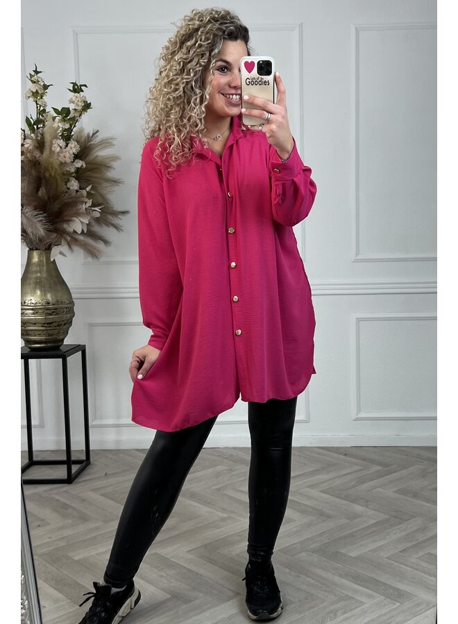 The Musthave Lois Blouse Tunic - Fuchsia
