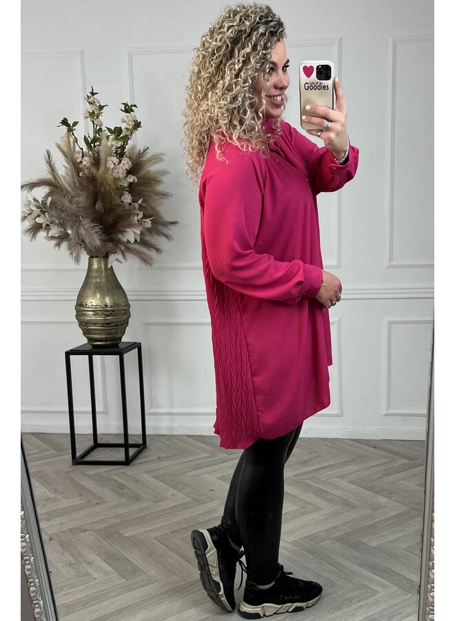 The Musthave Lois Blouse Tunic - Fuchsia