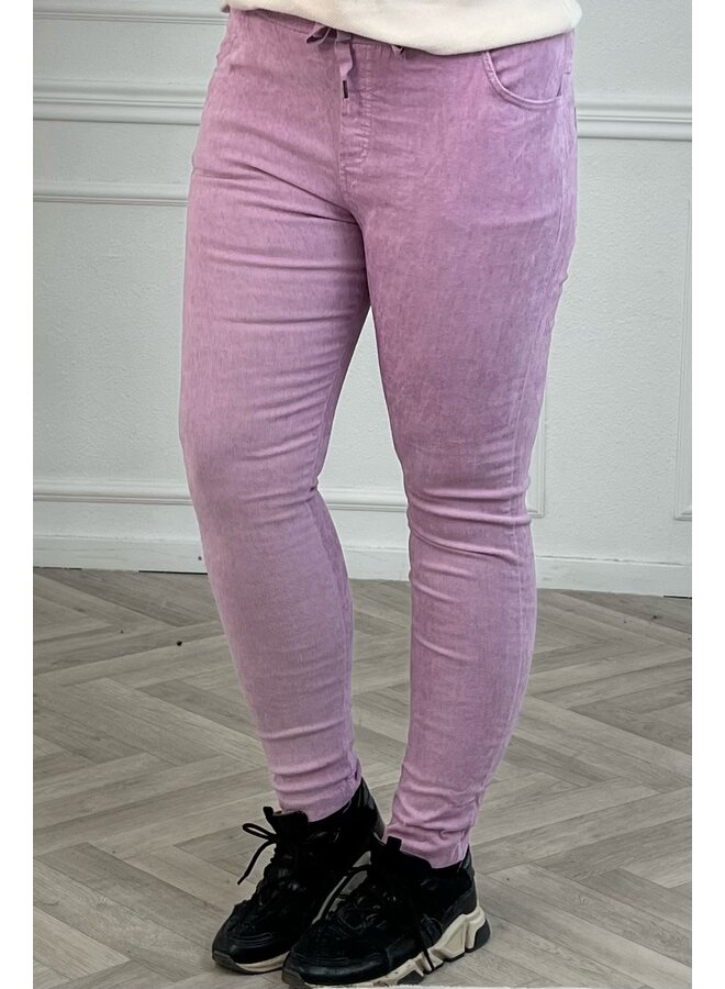 Spring Stretch Pants - Pink