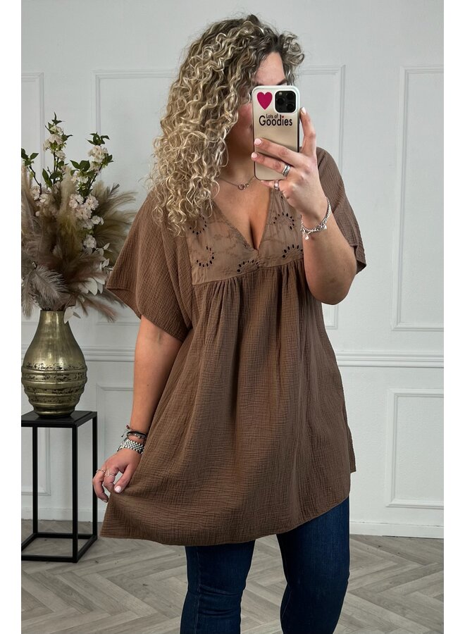 Musthave Cotton Tunic - Sei Light Brown