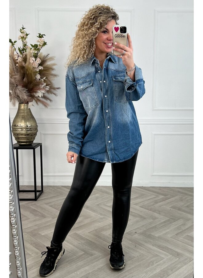 Ultimate Denim Blouse - Blue