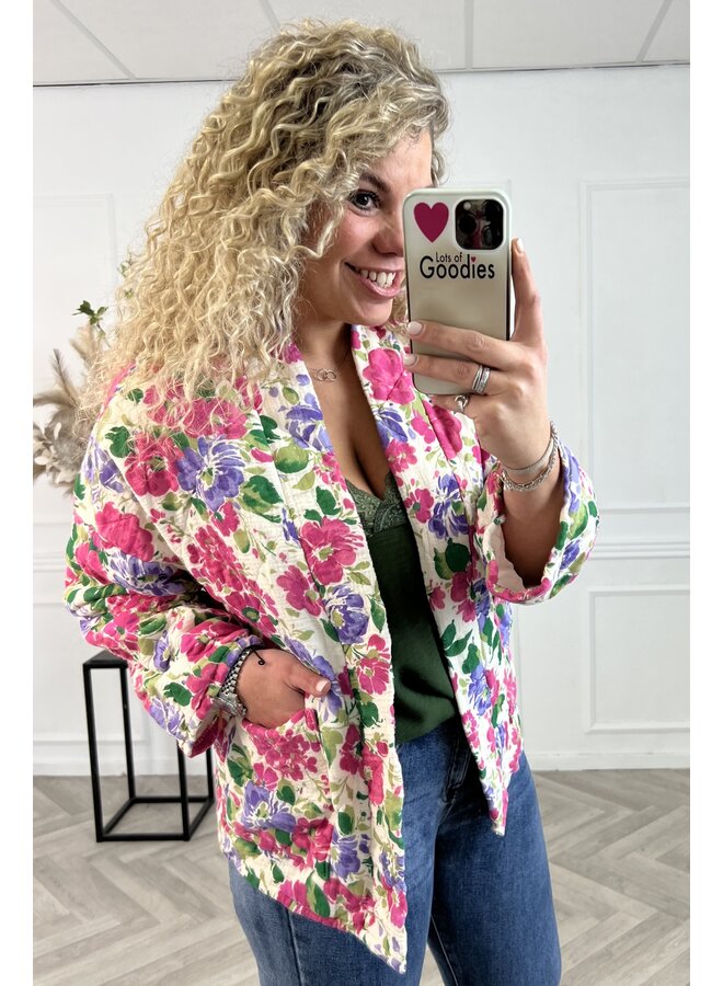 Padded Lexi Jacket - Flowers