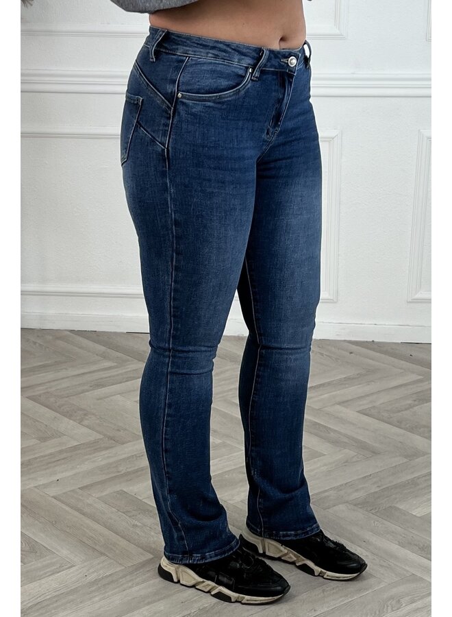 Perfect Flared Jeans Fleur - Dark Blue