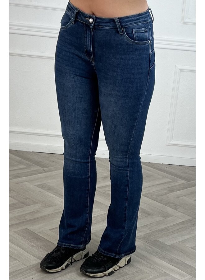 Perfect Flared Jeans Fleur - Dark Blue
