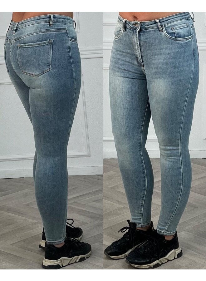 Skinny Denim Jeans - Vintage Blue