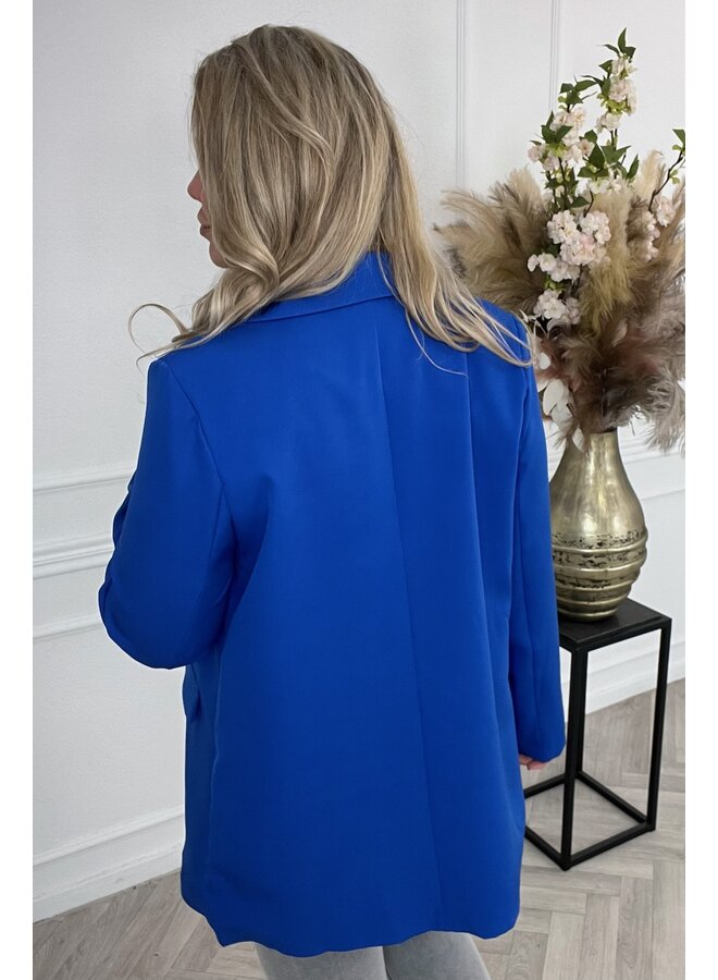 Curvy Sophie Blazer - Kobalt Blue