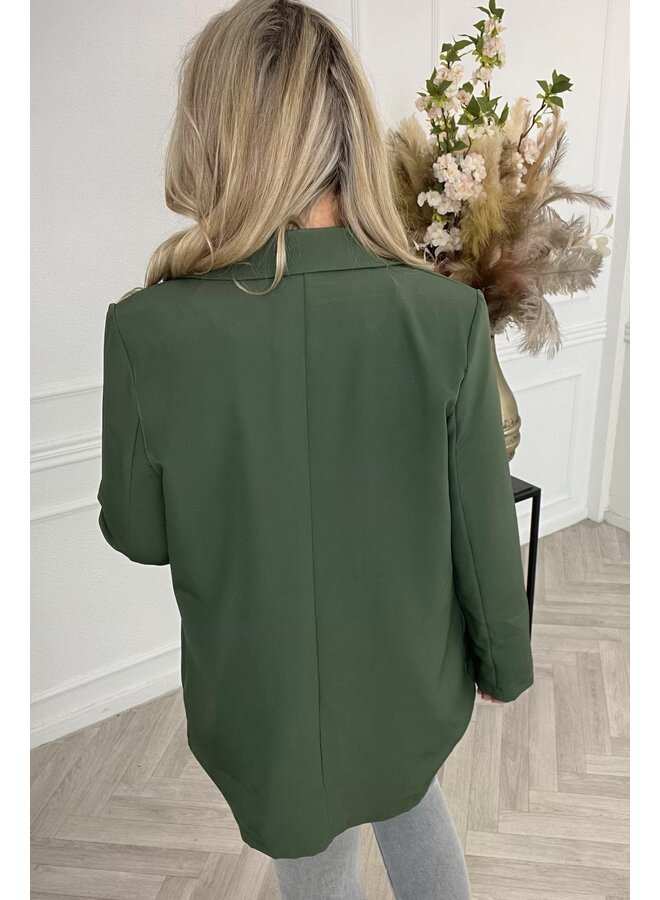 Curvy Sophie Blazer - Armygreen