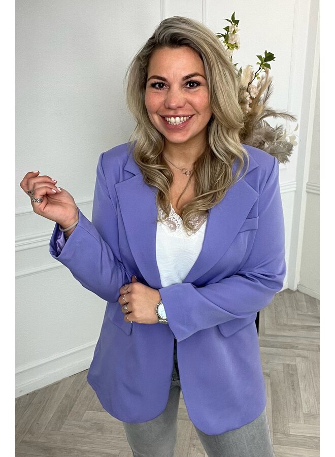 Curvy Sophie Blazer - Lila