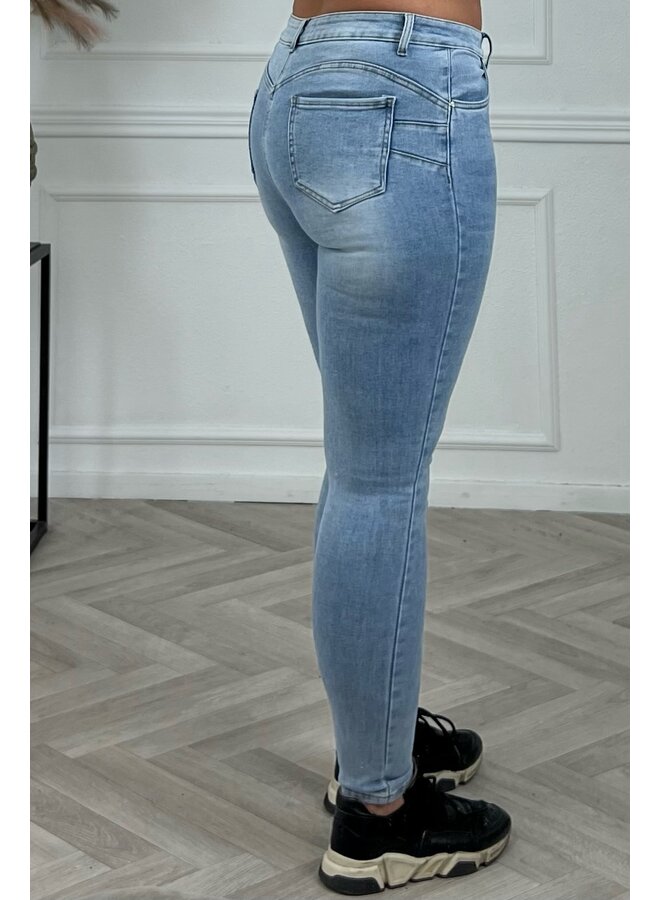 Valentina Perfect Push Up Jeans - Light Blue