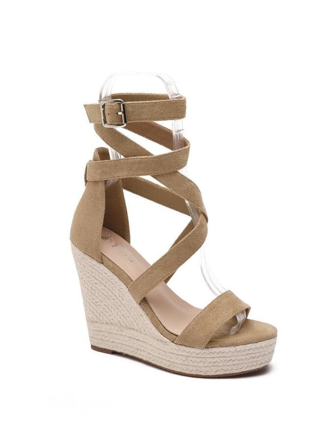 Summer Wedges -Taupe