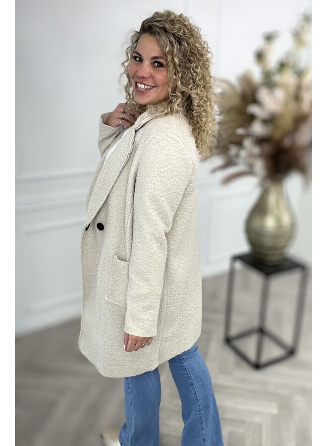 Spring Teddy Coat - Beige