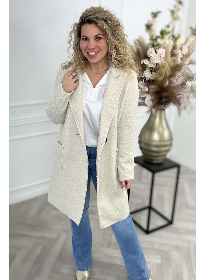 Spring Teddy Coat - Beige