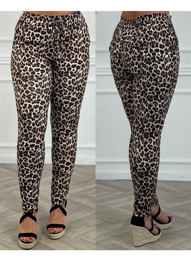 Travel Pants - Leopard