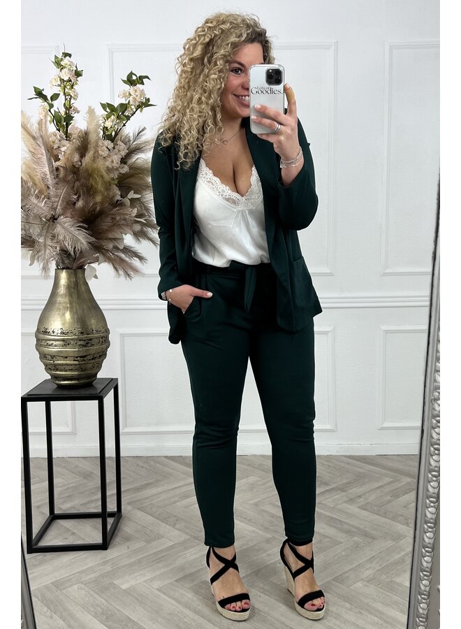 Mandy Suit - Bottle Green