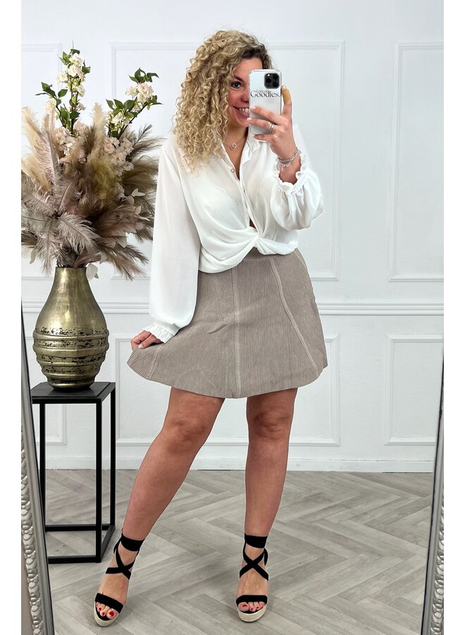 Paris Skirt - Taupe