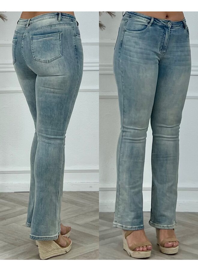 Musthave Flared Jeans - Vintage Blue