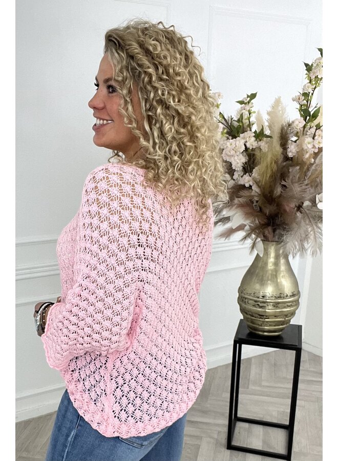 Knitted Top Merlot - Soft Pink