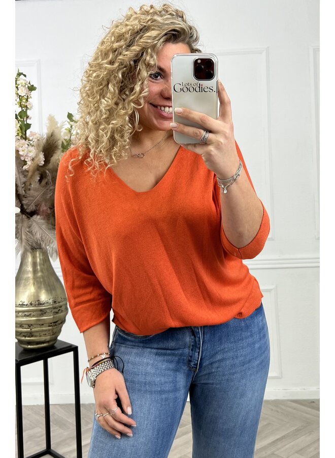 Basic Spring Top - Orange