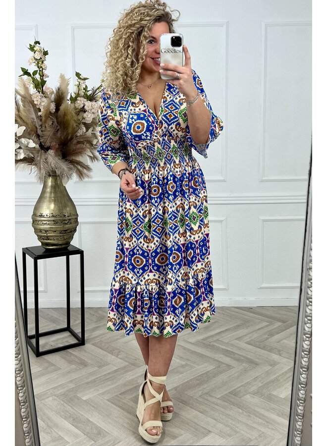 Curvy Perfect Taille Dress Barolo - Blue