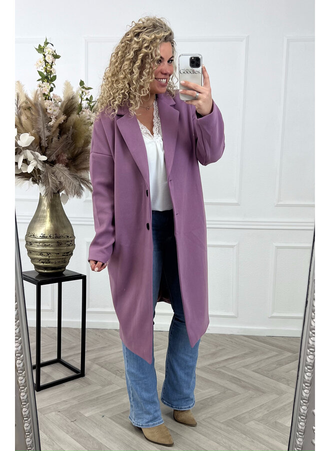 Musthave Spring Coat - Mauve