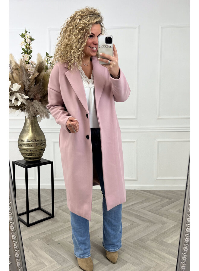 Musthave Spring Coat - Old Pink