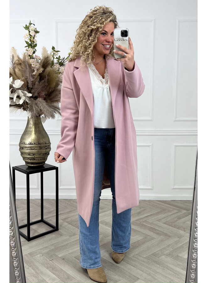 Musthave Spring Coat - Old Pink