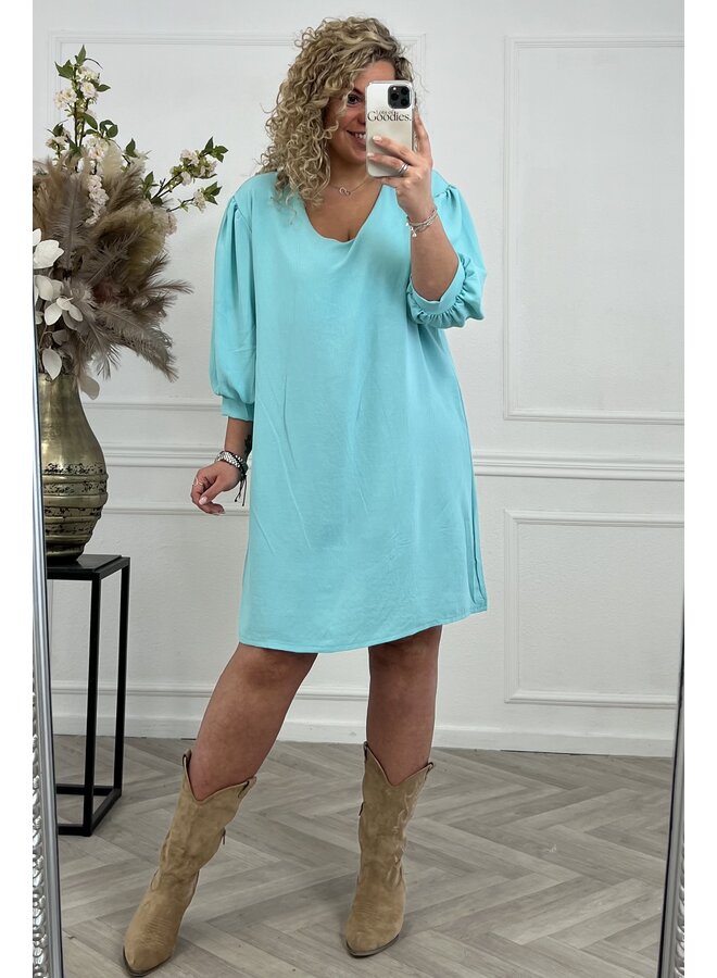 Perfect Curvy Lucca Dress - Turquoise