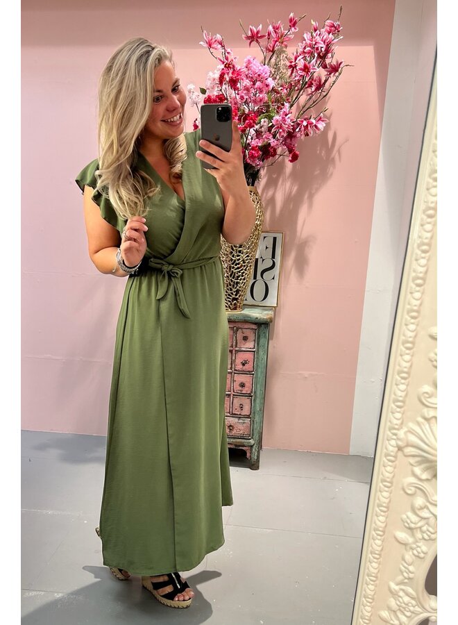 Maxi Curacao Dress - Armygreen