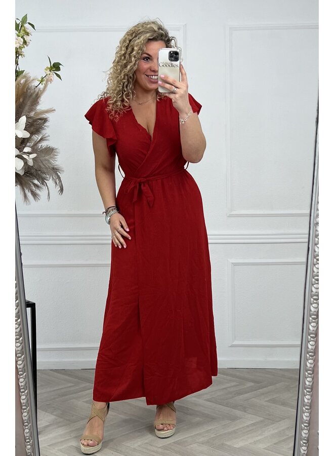 Maxi Curacao Dress - Red