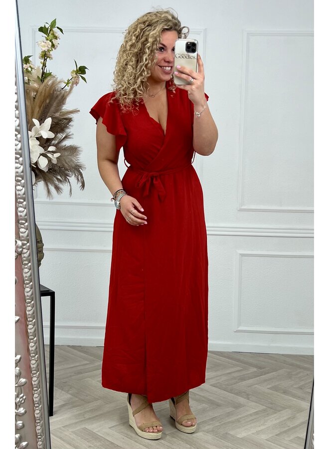 Maxi Curacao Dress - Red