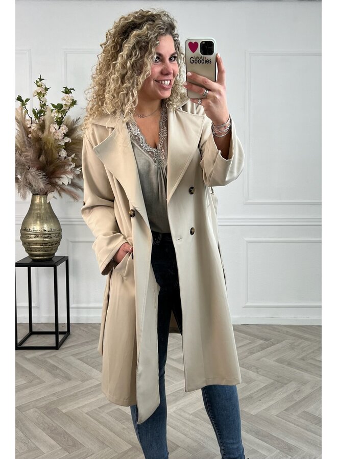 Curvy Trenchcoat - Beige