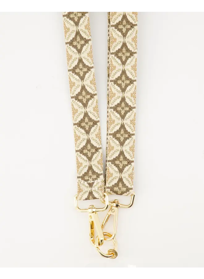 Candy Phone Strap - Taupe/Gold